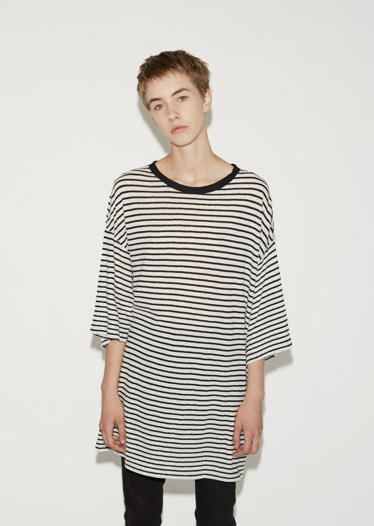 Oversized Stripe Boyfriend Tee