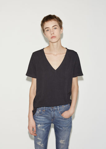 Low V-Neck Tee