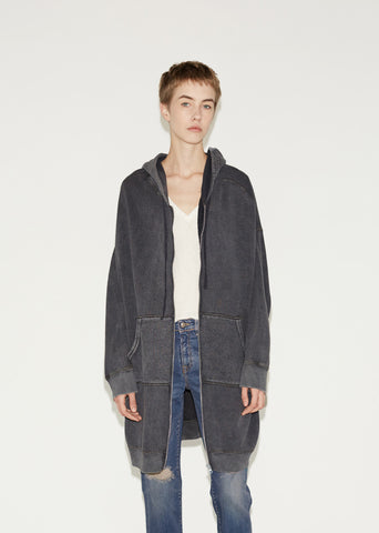 X-Oversized Zip Hoodie