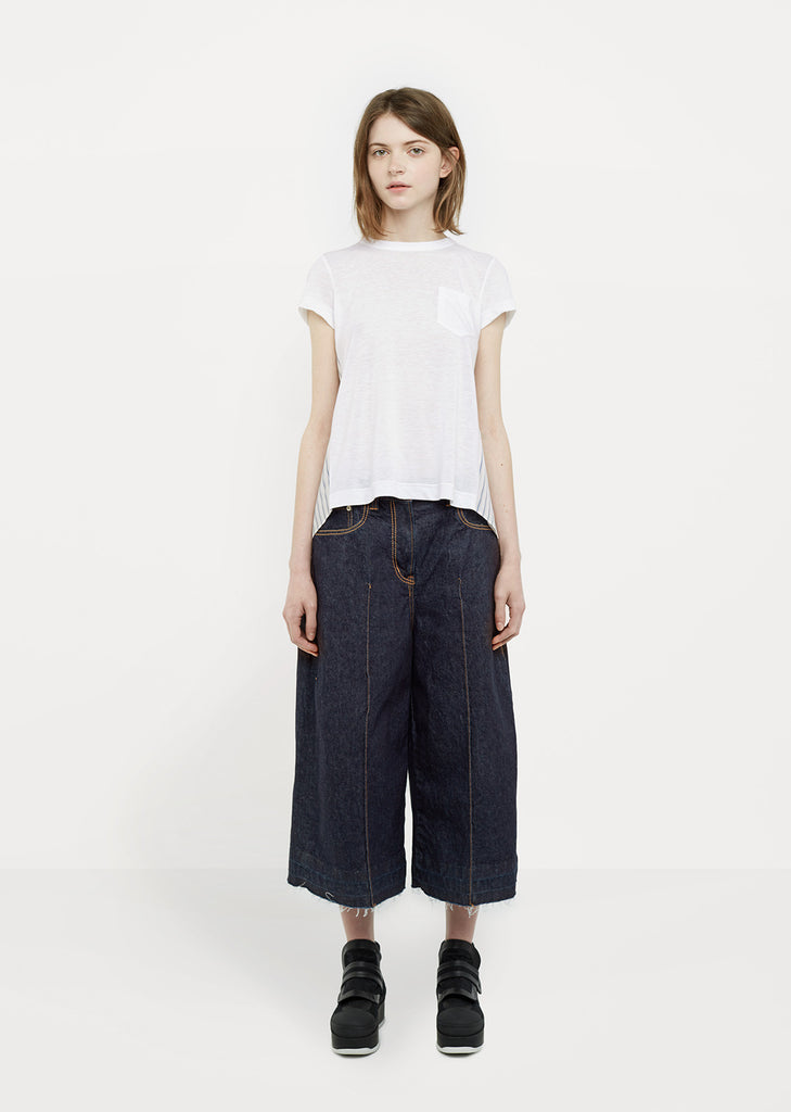 Contrast Back Stripe T-Shirt