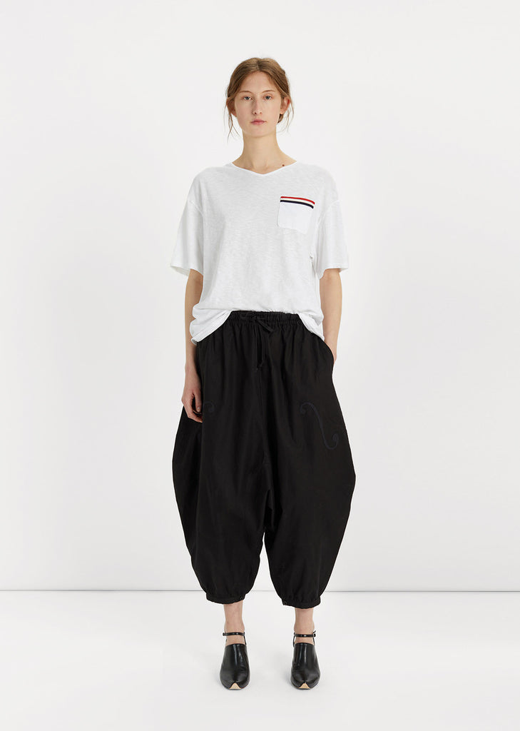 Cropped Jodhpur Cotton Pant