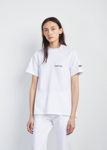 Open Back Cotton Tee