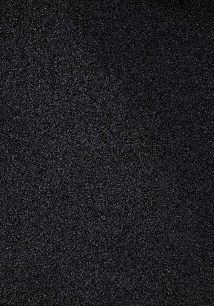 Black Wool Driving Coat