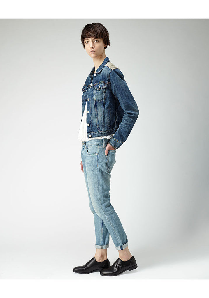 The Dre Crop Slim Boyfriend Jean