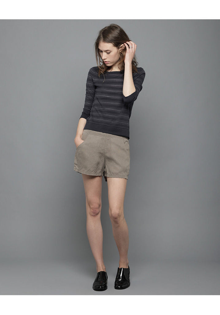 Striped Boatneck Tee