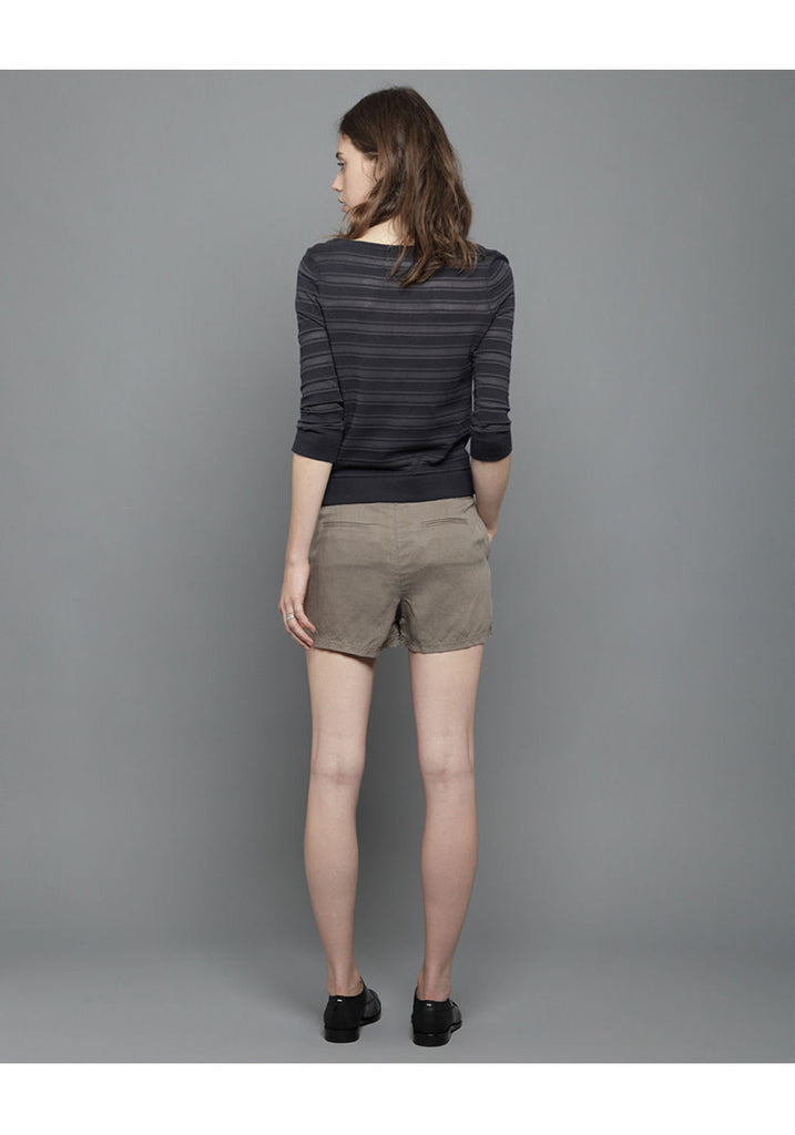 Striped Boatneck Tee