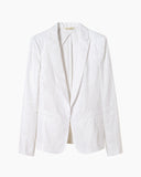 Silver Linen Blazer