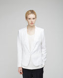 Silver Linen Blazer