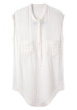 Dual Gauze Sleeveless Shirt
