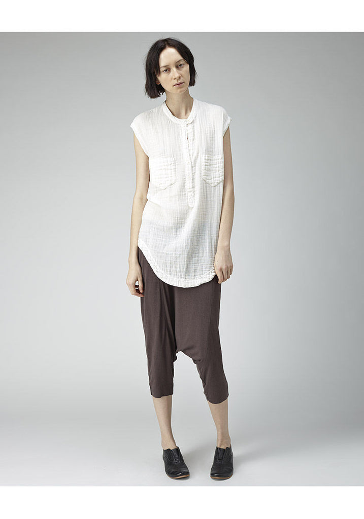 Dual Gauze Sleeveless Shirt