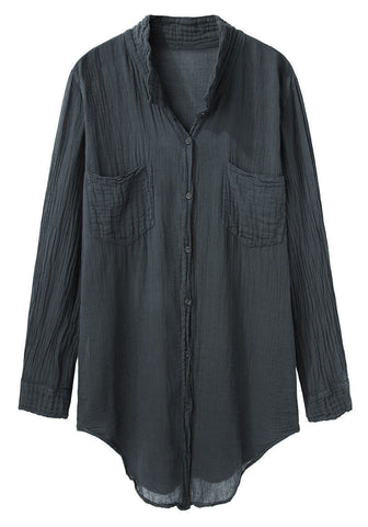 Gauze Patch Pocket Shirt