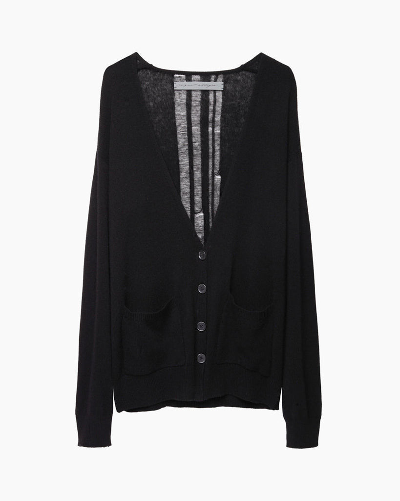 Merino Cashmere Boyfriend Cardigan