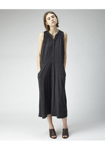 Sleeveless Jersey Shirtdress