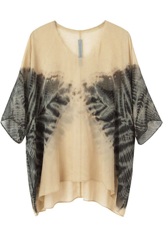 Tie-Dye Silk Tee