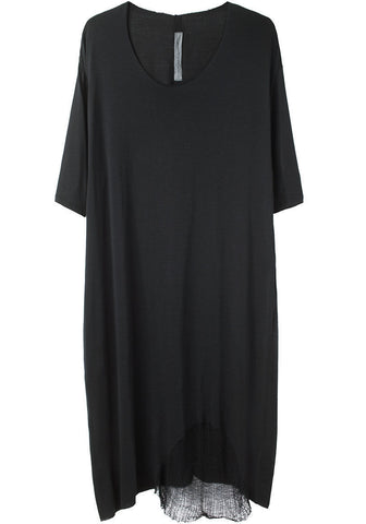 Twill Oversized T-Shirt Dress