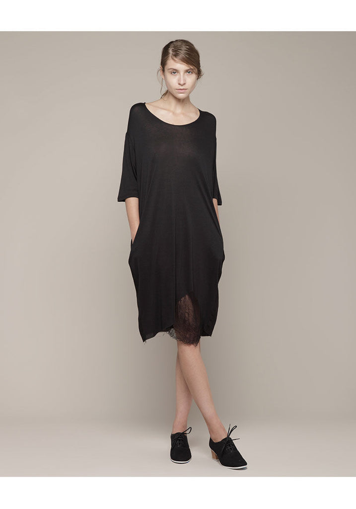 Twill Oversized T-Shirt Dress