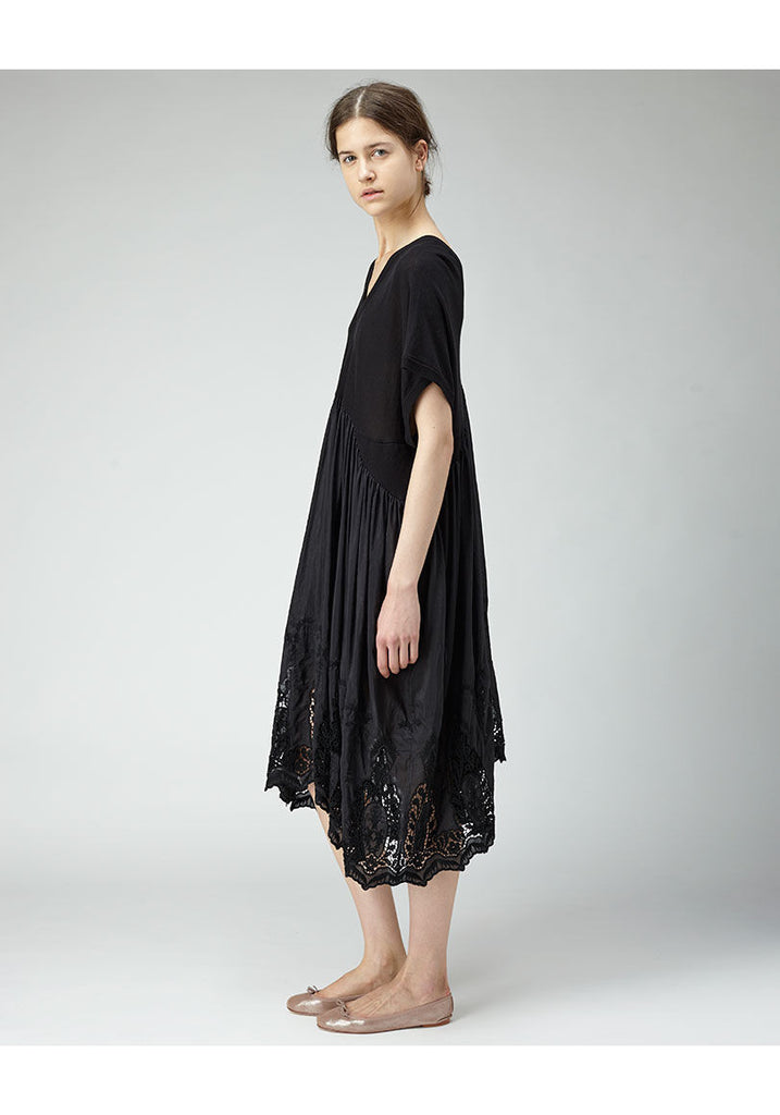 Cendrillon Metallic Suede Ballerina Flat