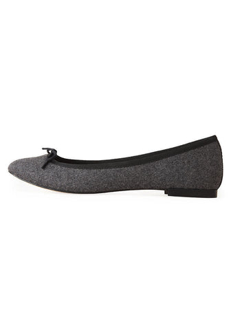 Flannel Cendrillon Ballerina Flat