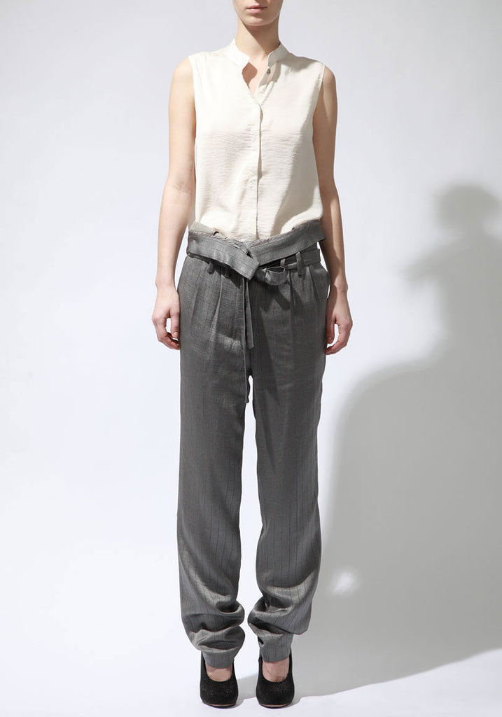 Foldover Slouchy Trousers