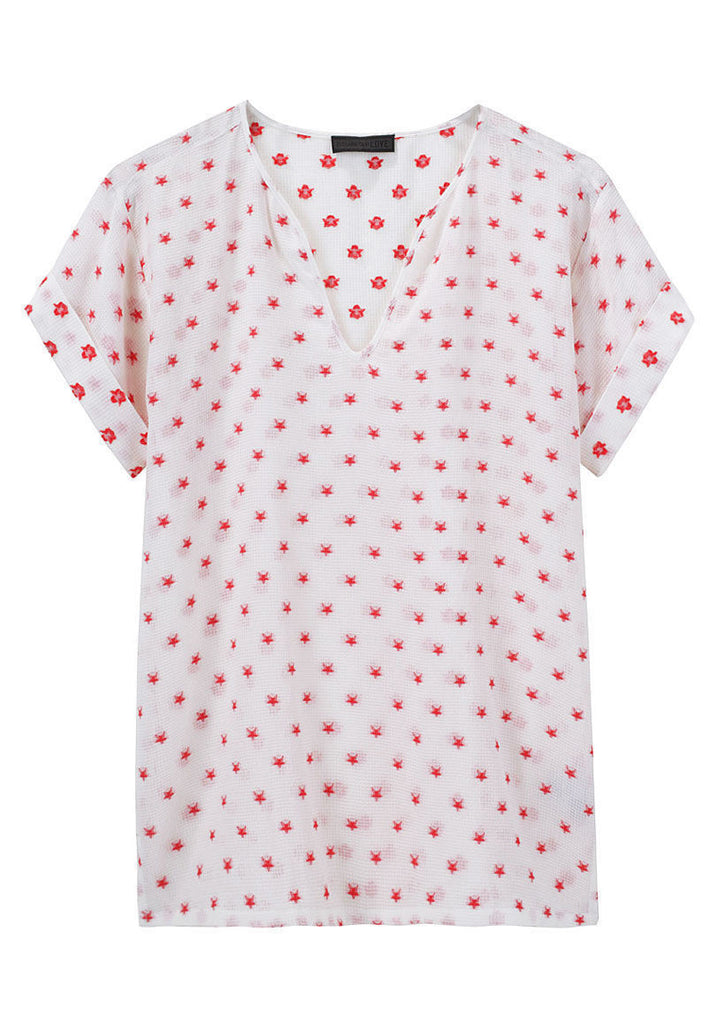 Star Rolled Sleeve Tunic