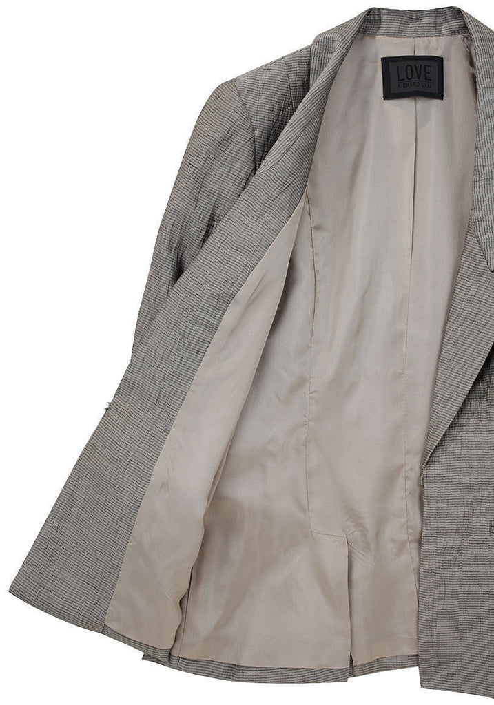 Striped Linen Blazer