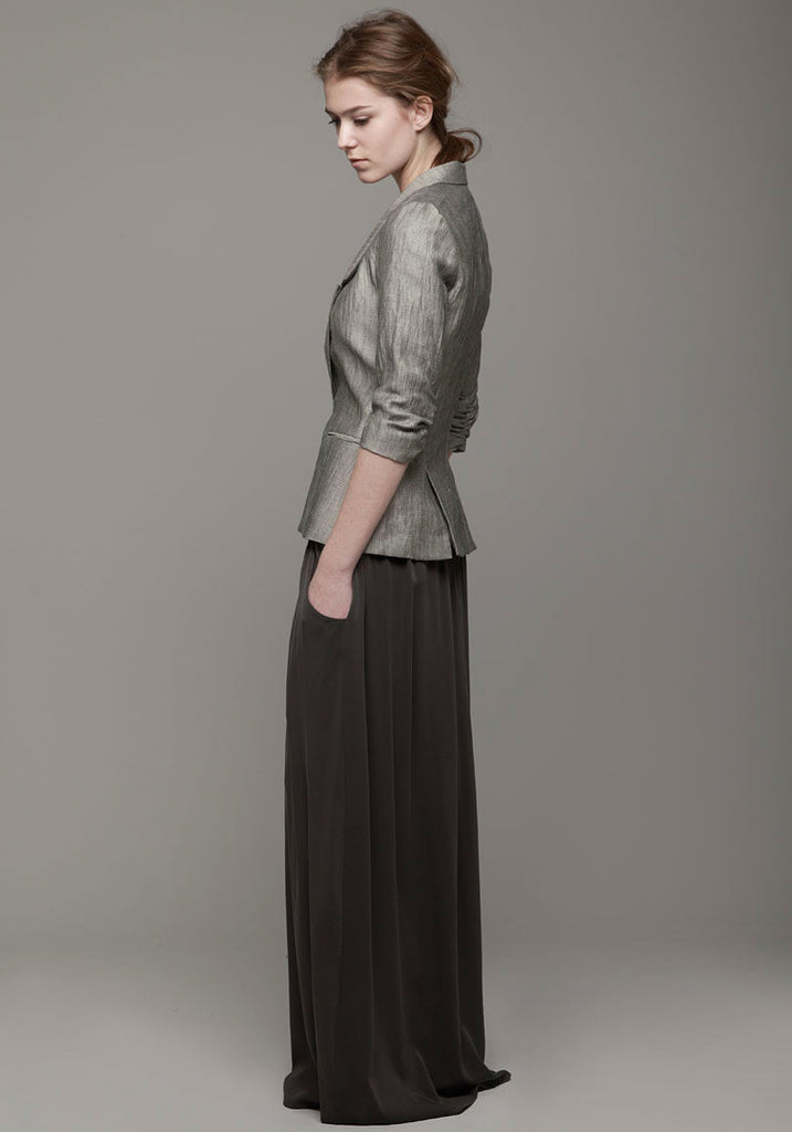 Striped Linen Blazer