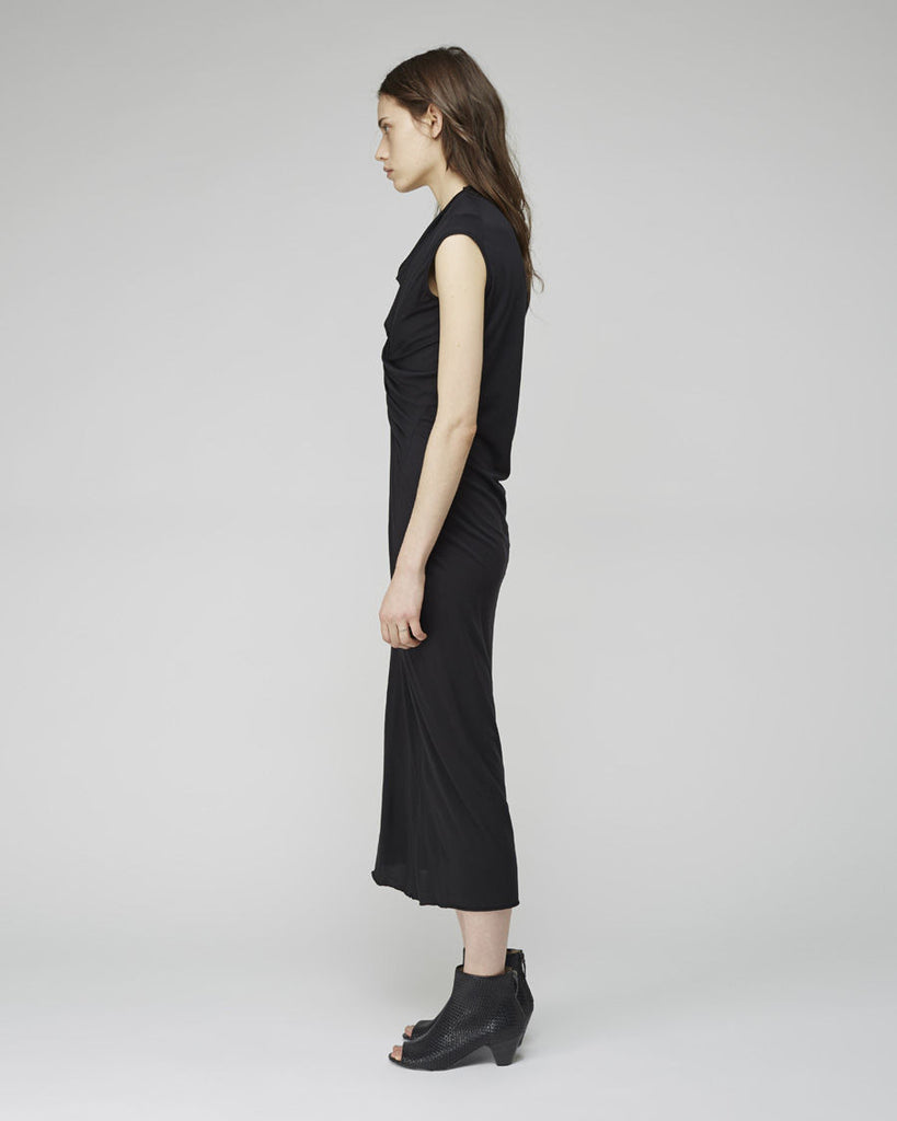 Asymmetric Drape Dress