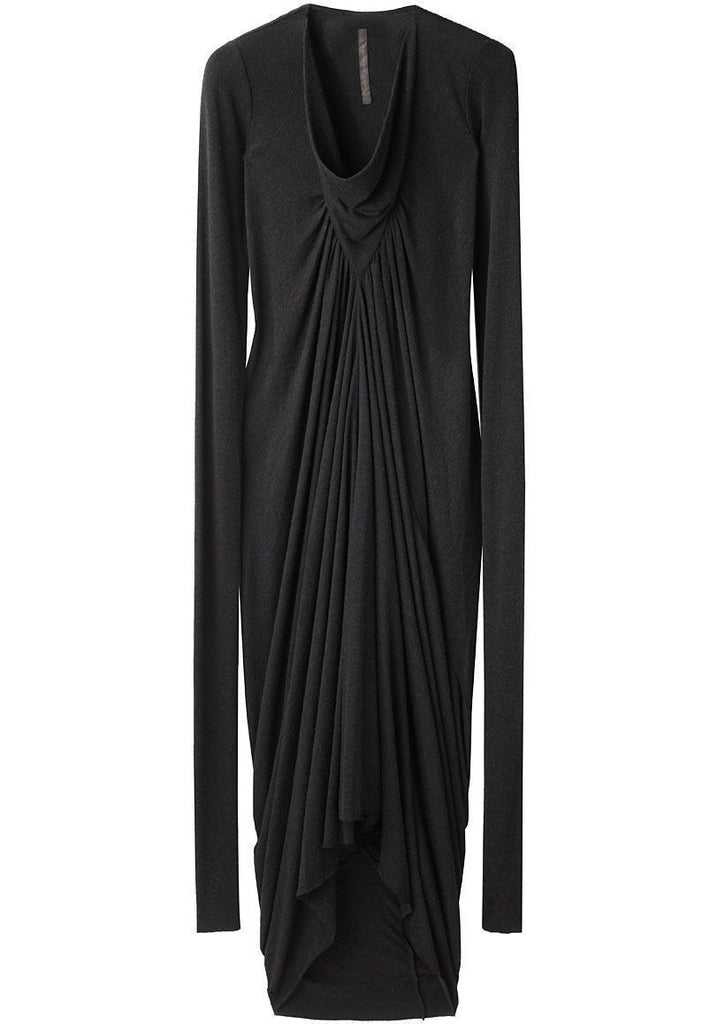 Cowl Neck Jersey Dress