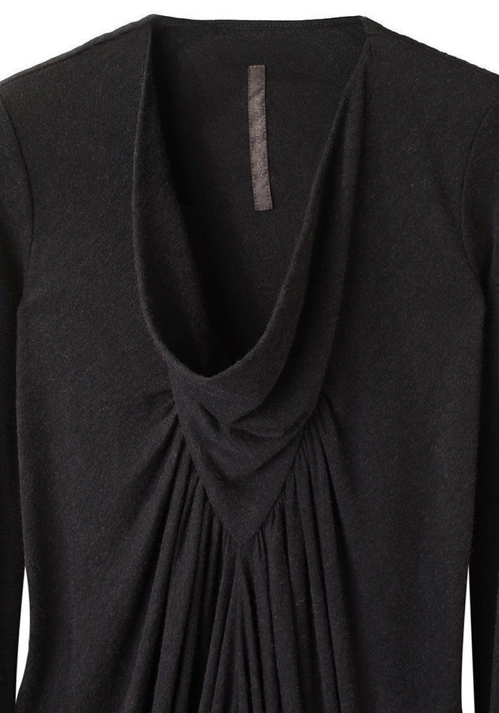 Cowl Neck Jersey Dress