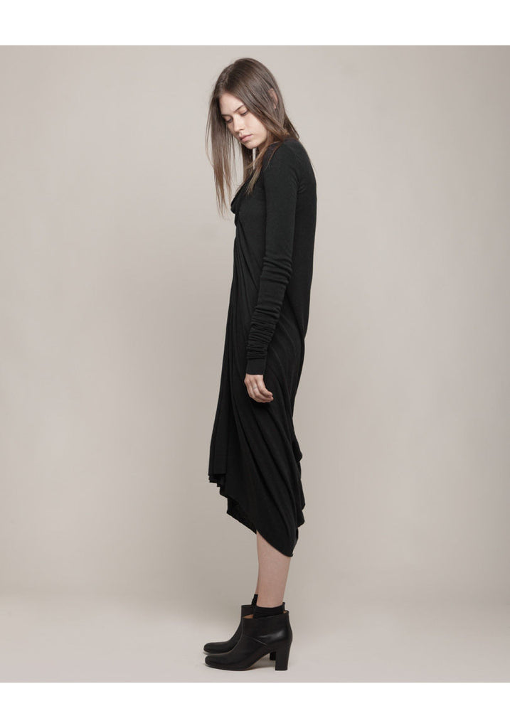 Cowl Neck Jersey Dress