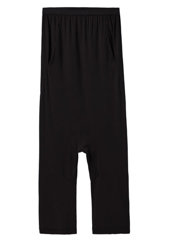 Cropped Drop Crotch Pants