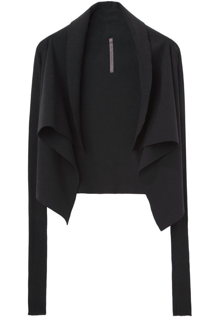 Cropped Open Front Cardigan