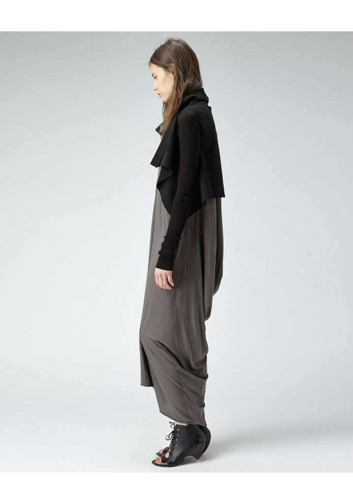 Cropped Open Front Cardigan