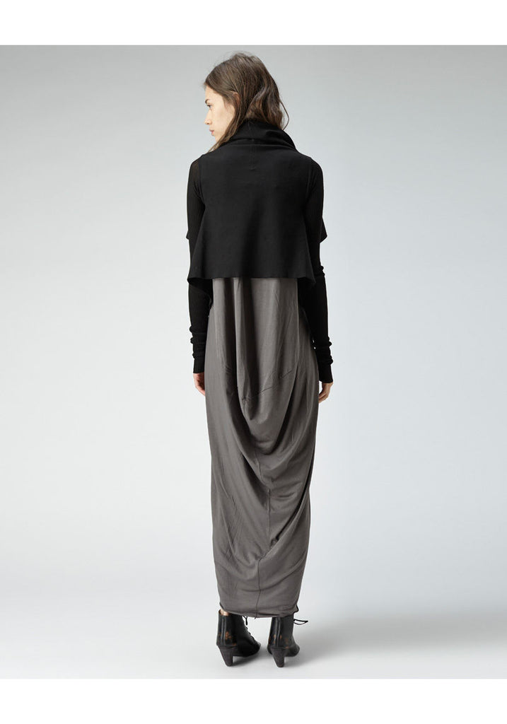 Cropped Open Front Cardigan