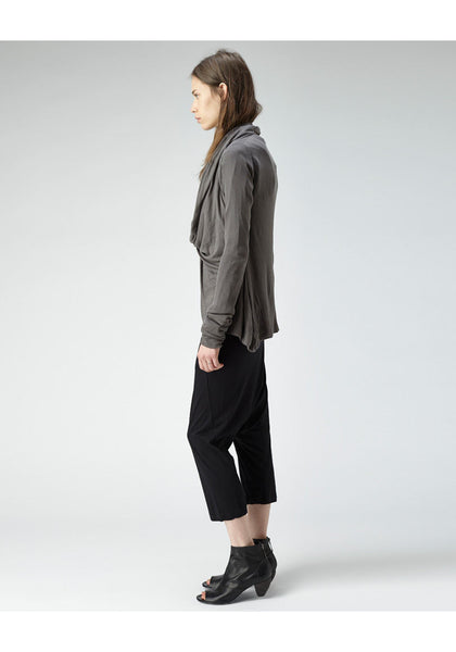 Rick Owens LILIES ドレープカットソー　ノースリーブ Rick Owens Lilies Open Back Draped Top - Taupe | Garmentory