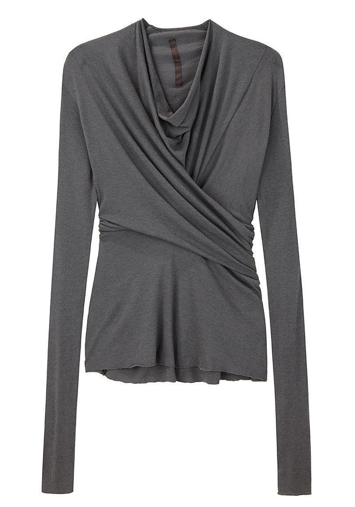 Drape Neck T-Shirt