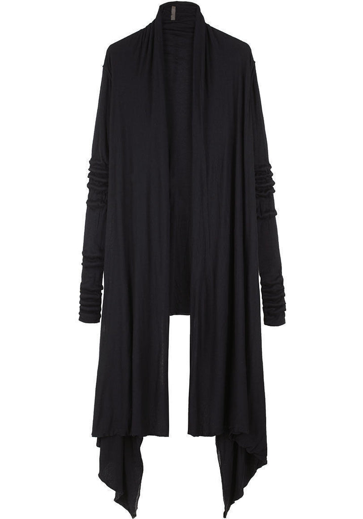 Draped Extra Long Cardigan