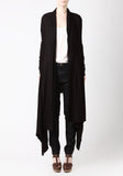 Draped Extra Long Cardigan