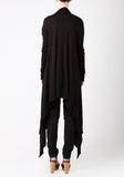 Draped Extra Long Cardigan