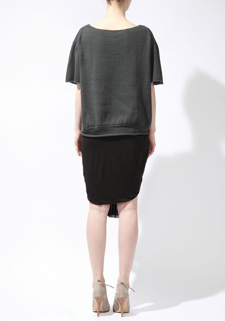 Draped Jersey Skirt