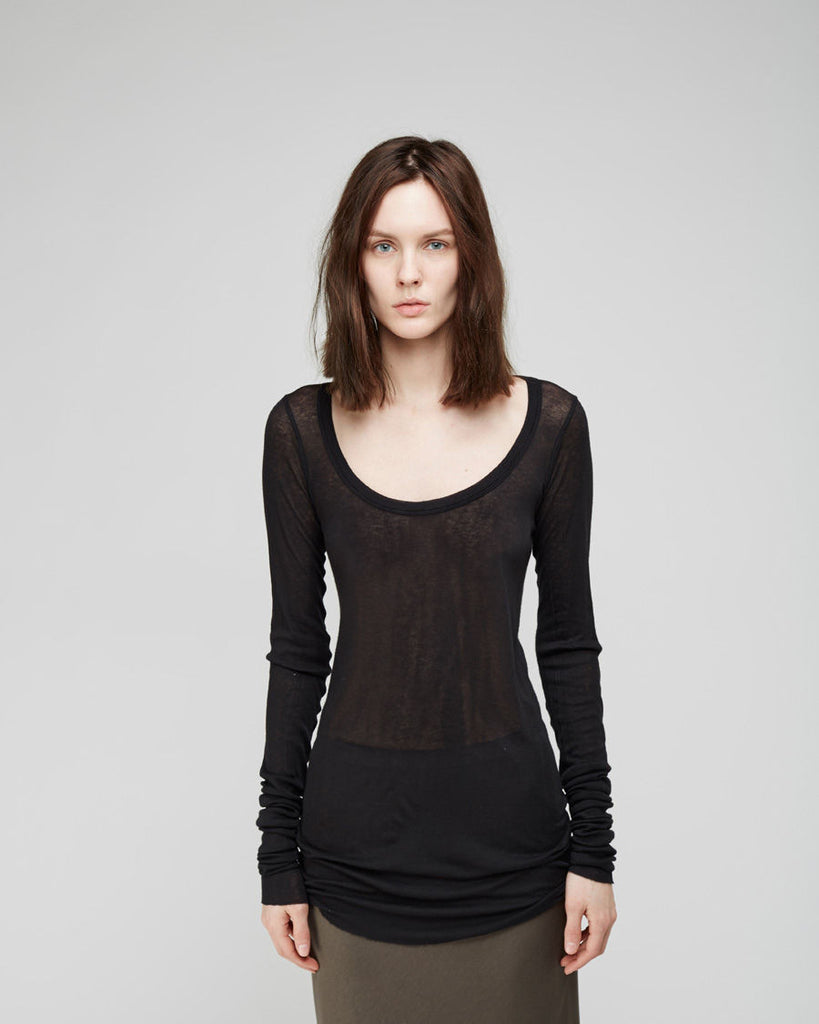 Long Sleeve Ribbed Top