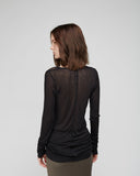 Long Sleeve Ribbed Top