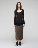 Long Sleeve Ribbed Top