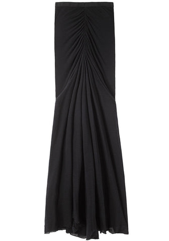 Ruched Long Skirt