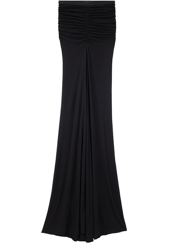 Ruched Maxi Skirt