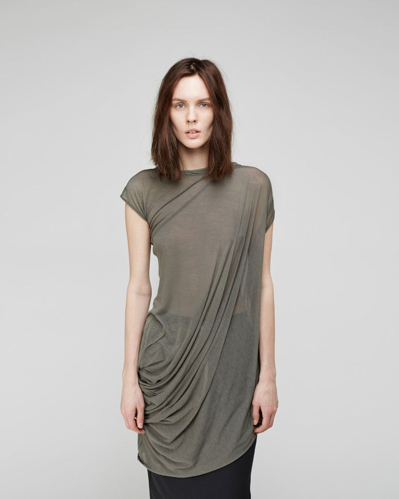 Short Sleeve Drape Top
