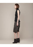 Twist Neck Sleeveless Tee