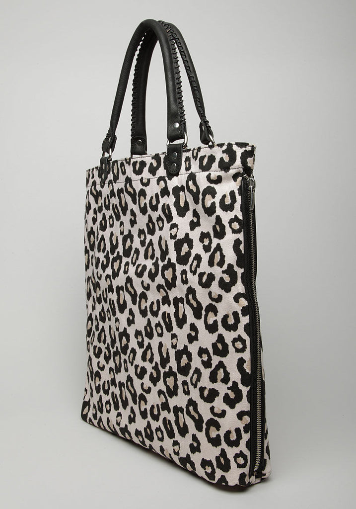 Leopard Canvas Tote