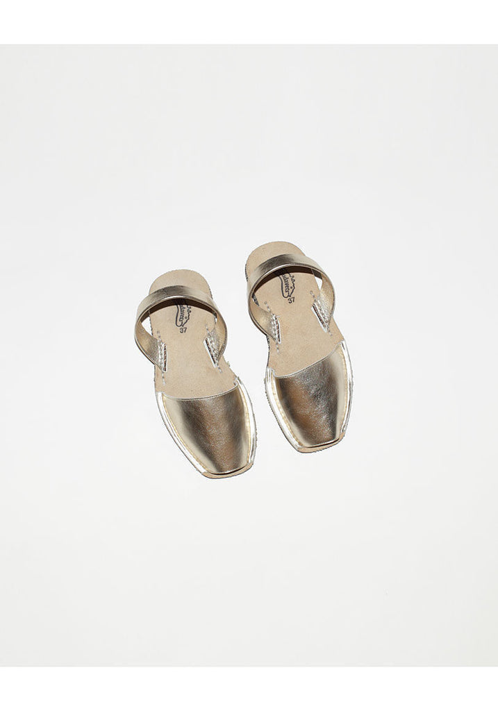 Metallic Avarca Sandal