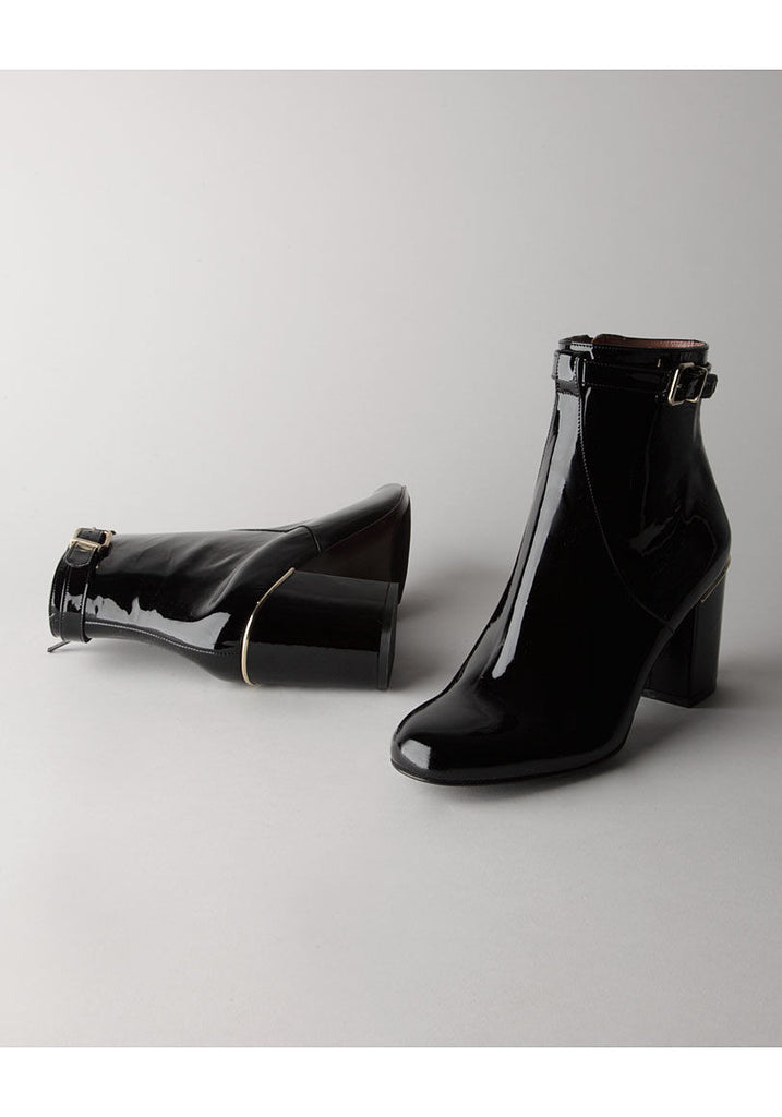 Hut Patent Ankle Boot